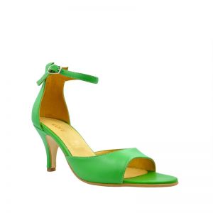 Sandale dama din piele naturala verzi