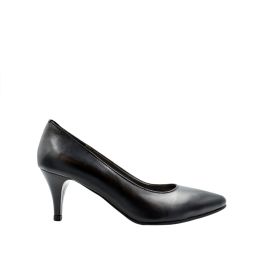 Pantofi dama stiletto cu toc 7 cm negri Incaltaminte Rico