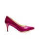 Pantofi dama stiletto cu toc mic fucsia