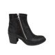 Botine dama piele neagra sarpe