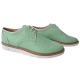 Pantofi dama oxford piele naturala verde mint
