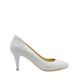 Pantofi dama pumps gri din piele naturala