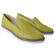 Pantofi dama oxford fara siret verde lime