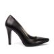 Pantofi dama stiletto piele naturala neagra